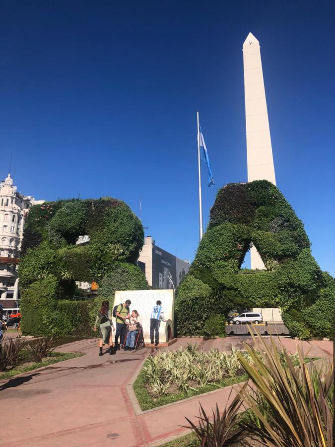 부에노스아이레스 Av Corrientes Obelisco 아파트 외부 사진